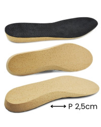 Wkładka Ortopedyczna Wyrównująca Prawa Szeroka Skrót 2,5cm CORRECT H