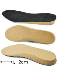 Wkładka Ortopedyczna Wyrównująca Lewa Szeroka Skrót 2cm CORRECT H