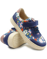 Trampki Dla Dziewczynki Półbuty Wiosenne Mido 30-61 Blue Bloom