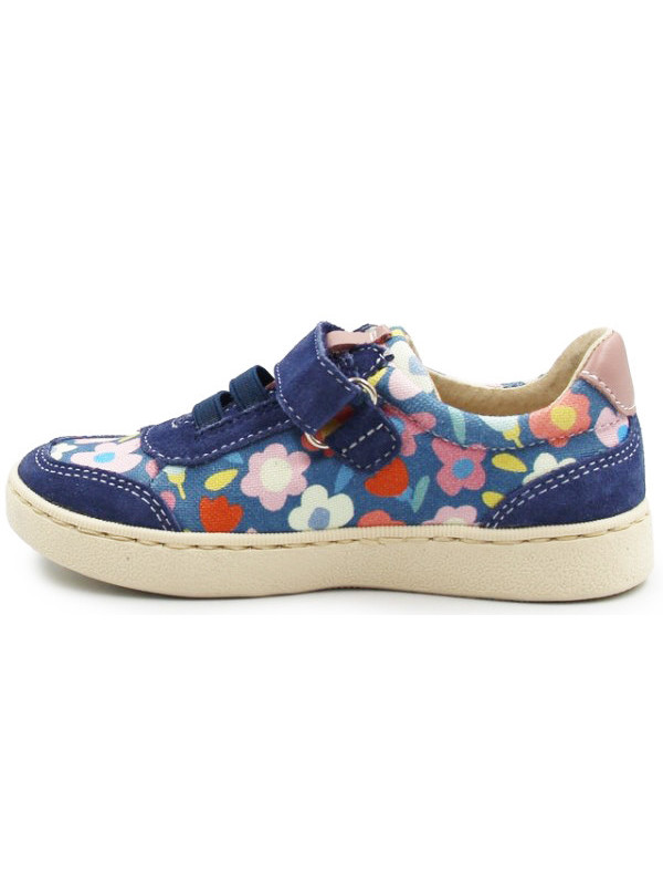 Trampki Dla Dziewczynki Półbuty Wiosenne Mido 30-61 Blue Bloom