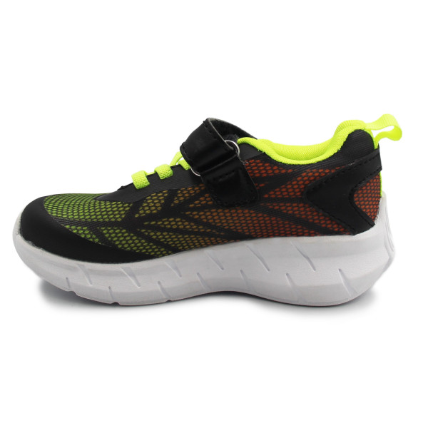 Półbuty Dla Chłopców Sportowe Na Wiosnę LED DD Step f061-391am Black