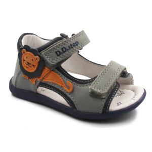 Chłopięce Sandały Do Nauki Chodzenia D.D.Step g075-357a grey