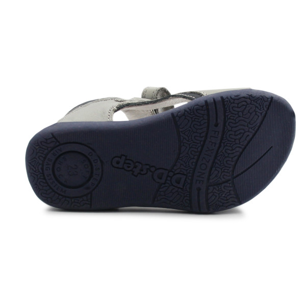 Chłopięce Sandały Do Nauki Chodzenia D.D.Step g075-357a grey