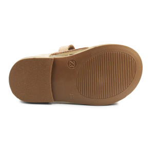 Dziewczęce Sandały Na Lato Mido 21-18 Puder Satyna