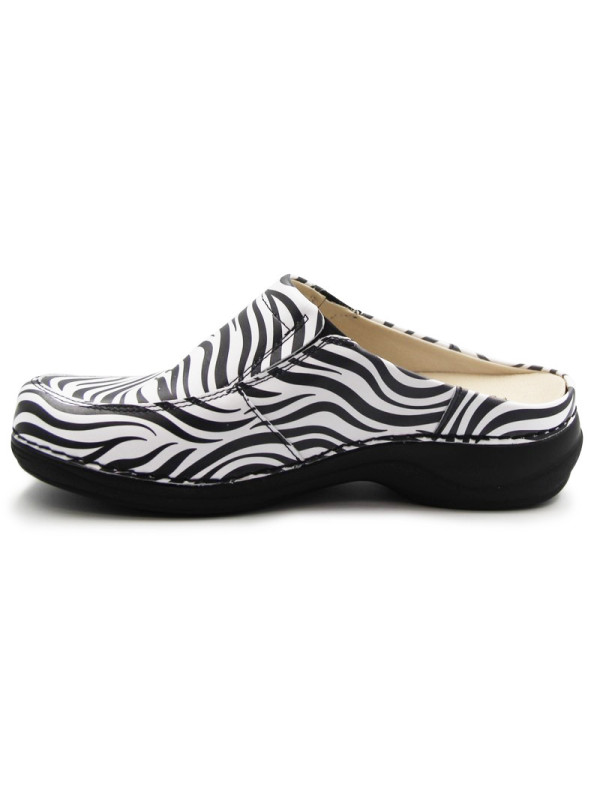 Klapki Damskie Nursing Care Paris wg4f81 Zebra