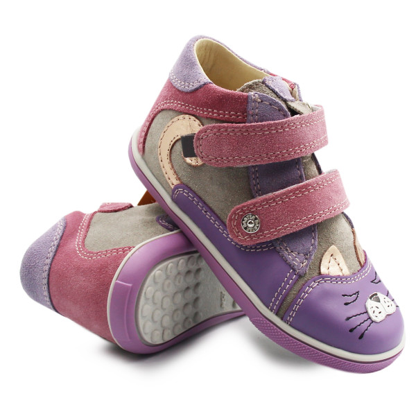 Buty Dla Dziewczynki Na Wiosnę Z Kotkiem Bartek 11702-029