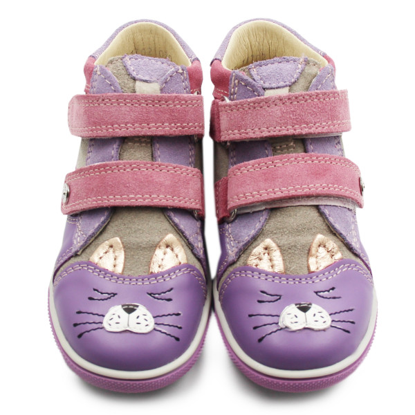 Buty Dla Dziewczynki Na Jesień z Kotkiem Bartek 11702-029