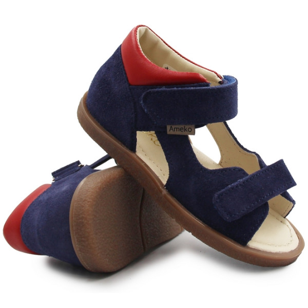 Sandały Dla Chłopca Na Lato Ameko Plain-Dark Blue