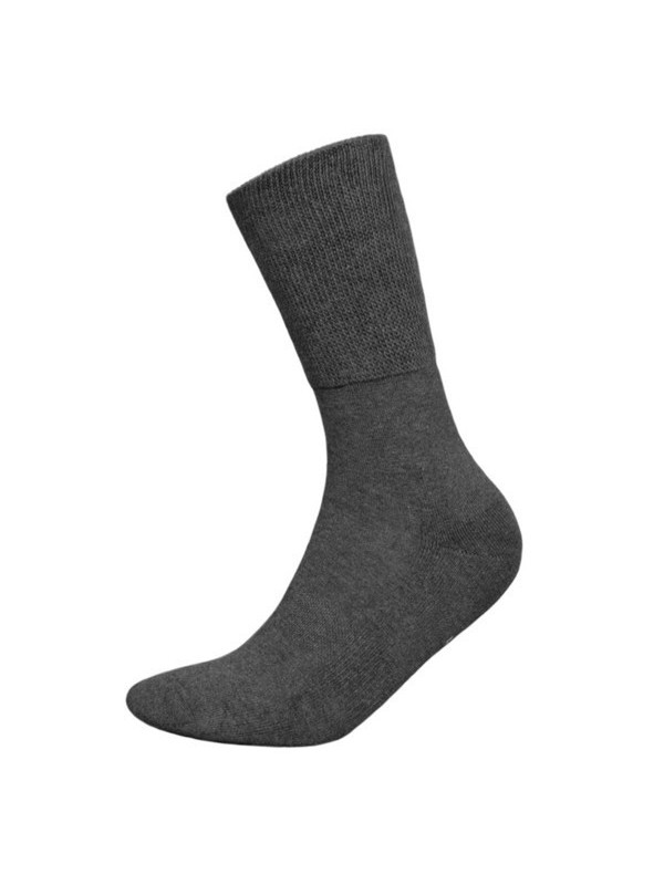 Skarpetki Bezuciskowe ze Srebrem Szare Medic Deo Silver DeoMed