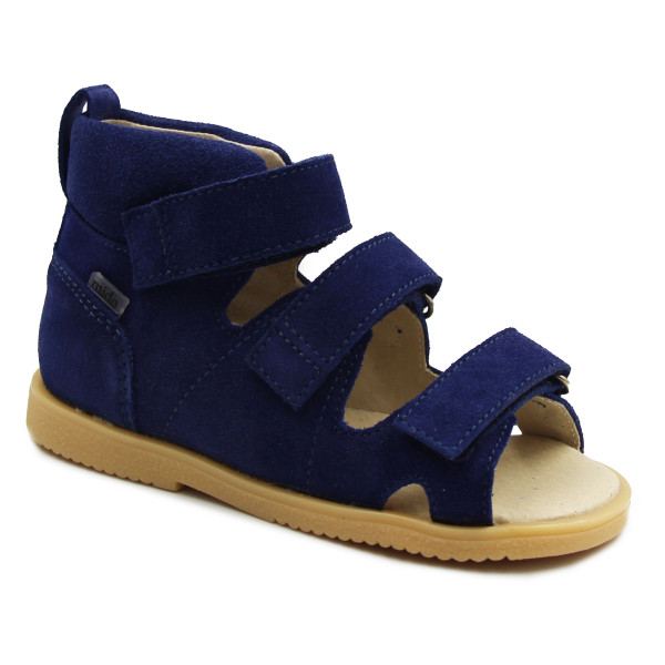 Granatowe Chłopięce Sandały Profilaktyczne Mido 815
