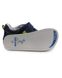 Jesienne Buty Dla Chłopca Na Rzep Niebieskie Półbuty DD STEP S063-51483M