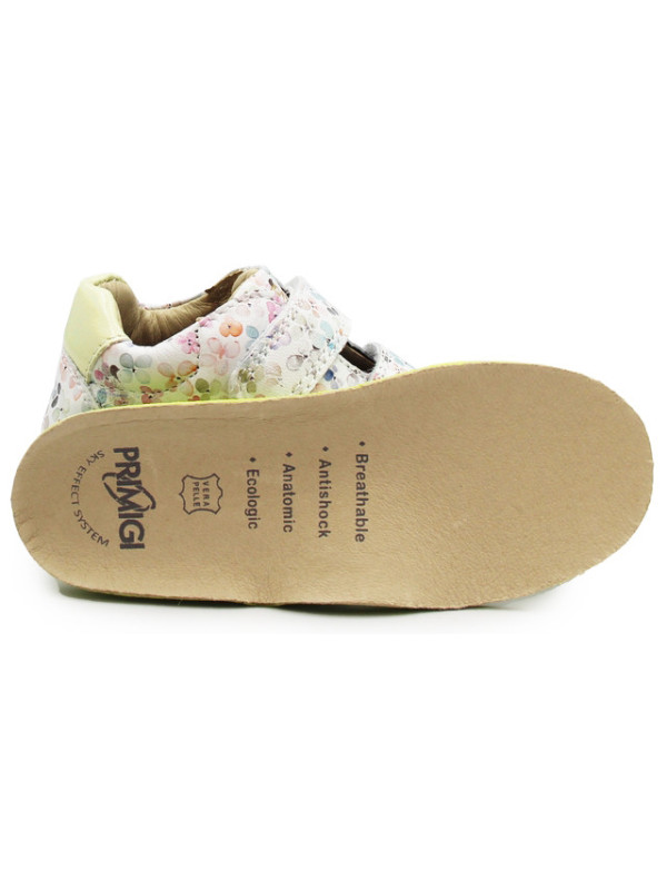 Buty Na Wiosnę Dla Dziewczynki Elastyczne w Kwiatuszki Primigi 7900077