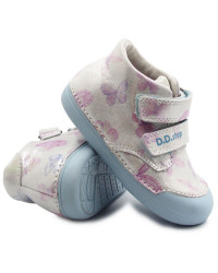 Buty Na Jesień Dla Dziewczynki Motylki Srebrne DD STEP S066-51151B
