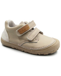 Półbuty Dziecięce Na Rzep Jesienne Beż Barefoot D.D.STEP S073-51761BM