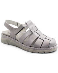 Sandały dla seniorek na lato ze skóry naturalnej Suave 720018-09