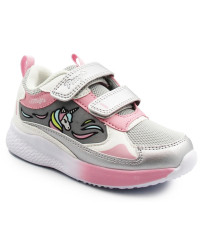 Sportowe Buty Dla Dziewczynki Na Jesień Na Rzep LED Primigi 7966500