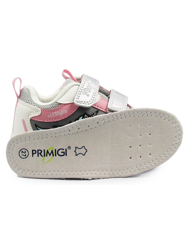Sportowe Buty Dla Dziewczynki Na Jesień Na Rzep LED Primigi 7966500
