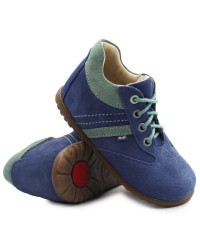 Roczki dla chłopca na wiosnę ze skóry naturalnej Emel ES 2045A-14