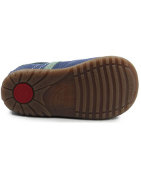 Roczki dla chłopca na wiosnę ze skóry naturalnej Emel ES 2045A-14