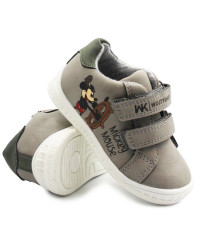 Buty Dla Chłopca Na Wiosnę Półbuty Mickey Mouse Wojtyłko 1A25382S Szary