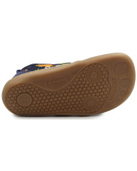 Kapcie Na Zmianę Dla Chłopca Barefoot Dinozaury Do Przedszkola i Szkoły Ameko Piko Dino