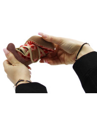 Kapcie Dziewczęce Do Szkoły i Przedszkola Barefoot Ameko Piko Hearts