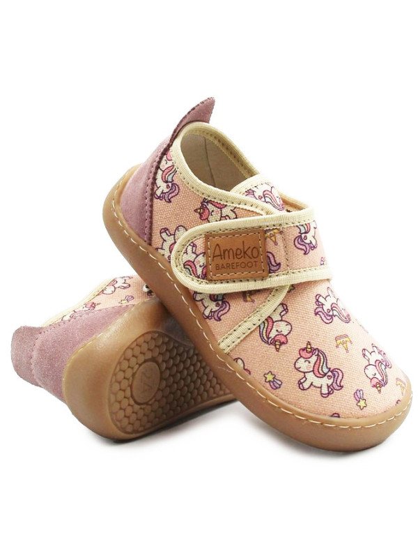 Kapcie Dla Dziewczynki Elastyczne w Jednorożce Ameko Do Przedszkola i Szkoły  Piko Unicorn