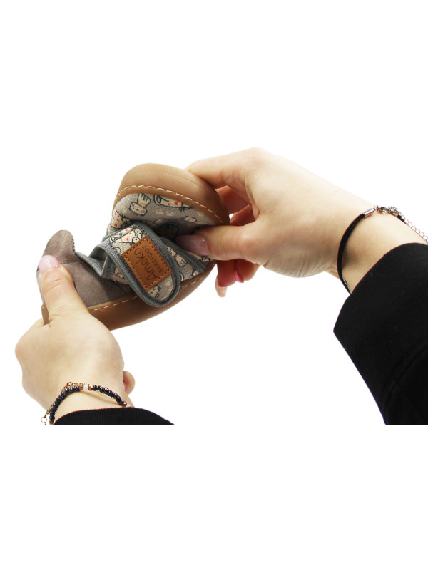 Dziecięce Kapcie Do Szkoły i Przedszkola Barefoot w Koty Ameko Piko Kiti