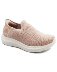 Damskie Buty Na Wiosnę Sportowe Skechers Wojtyłko 7A25388R Pudrowy Róż Do szkoły