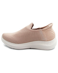 Damskie Buty Na Wiosnę Sportowe Skechers Wojtyłko 7A25388R Pudrowy Róż Do szkoły