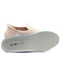 Damskie Buty Na Wiosnę Sportowe Skechers Wojtyłko 7A25388R Pudrowy Róż Do szkoły