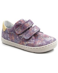 Buty Dla Dziewczynki Na Wiosnę Jamet 2219 Fioletowe w Kwiatki