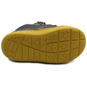 Buty Na Wiosnę Dla Chłopca Na Rzep Zebra DD Step s066-375B Dark Grey