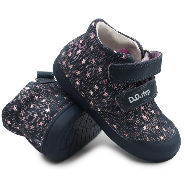 Buty Na Wiosnę Dla Dziewczynki D.D.Step s066-386A Royal Bue