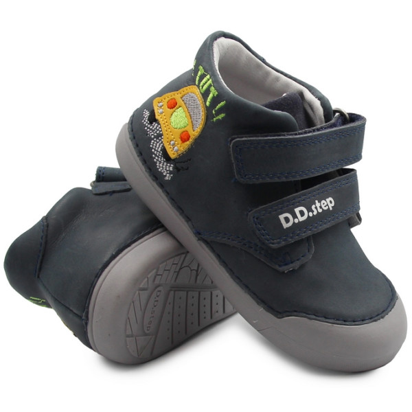 Półbuty Na Jesień Dla Chłopca Na Rzepy DD Step s066-396A Royal Blue