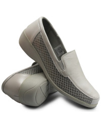 Eleganckie białe wygodne półbuty dla kobiet na jesień Comfortabel 942198-92