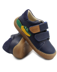 Buty Na Wiosnę Dla Chłopca Półbuty Barefoot Ameko Otis Croco Navy