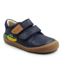 Buty Na Wiosnę Dla Chłopca Półbuty Barefoot Ameko Otis Croco Navy