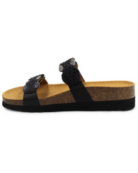 Klapki Damskie Koraliki Scholl Pamilla 2 Straps Med mf320161004