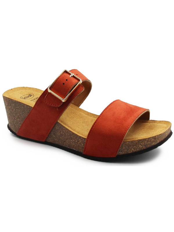 Klapki Damskie Na Obcasie Scholl Ravello 2 Straps med MF320451555