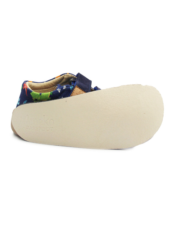 Kapcie Dla Chłopca Do Szkoły i Przedszkola Dinozaury Barefoot Ameko Neo Dino