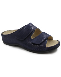 Klapki dla seniorek na lato na szerokie stopy Berkemann Daria 01002-335