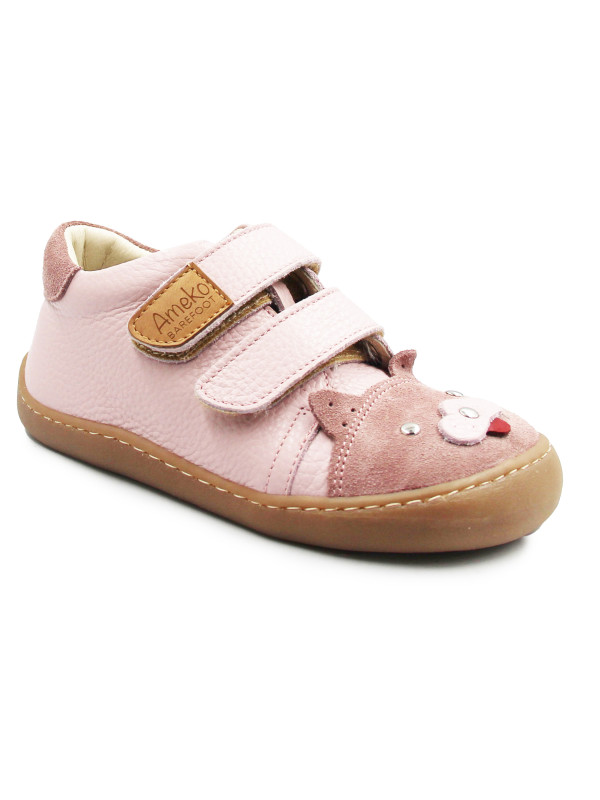 Buty Dla Dziewczynki Na Wiosnę Różowe Barefoot Ameko Otis Kiti Rose
