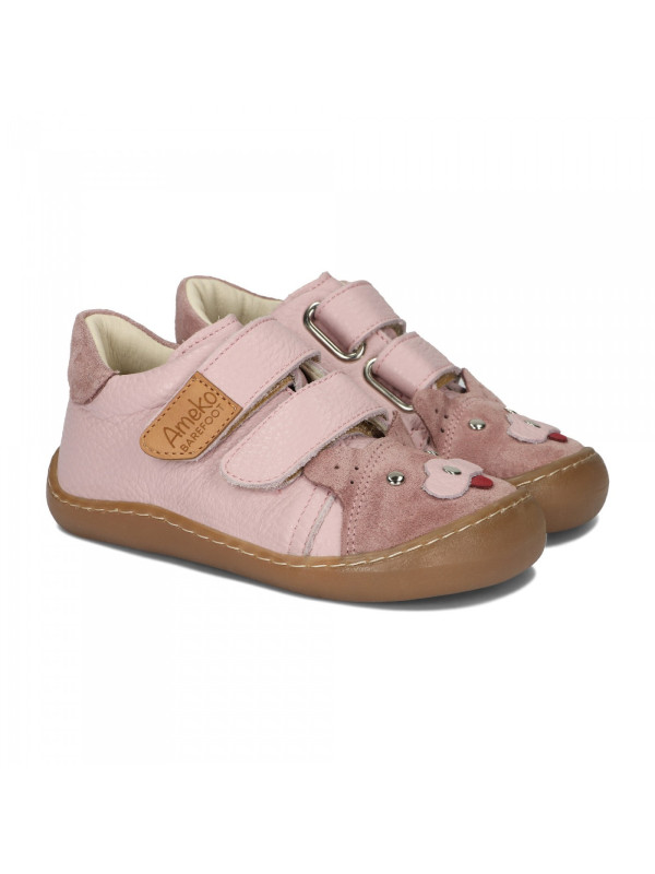 Buty Dla Dziewczynki Na Jesień Różowe Barefoot Ameko Otis Kiti Rose