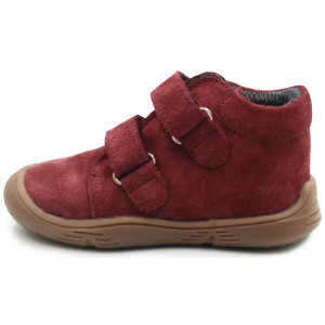 Buty Na Rzep Dziecięce Na Jesień Ocieplane Wnętrze Dla Dziewczynki Ameko Bubu-Ruby