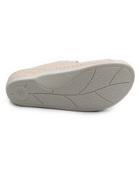 Klapki dla kobiet na lato na koturnie Berkemann Luneburg 00742-246