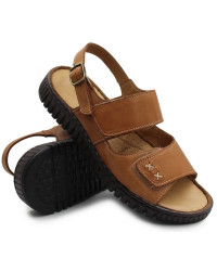 Sandały dla kobiet seniorek na lato Manitu 910270-21