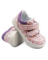 Buty Na Wiosnę Dla Dziewczynki w Jednorożce Barefoot Jamet 1126 Róż Pony