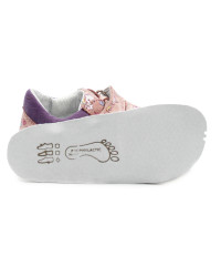 Buty Na Wiosnę Dla Dziewczynki w Jednorożce Barefoot Jamet 1126 Róż Pony