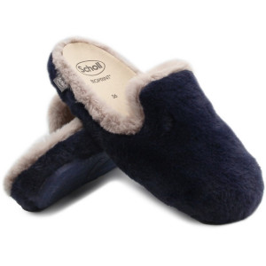 Futrzane kapcie damskie na...